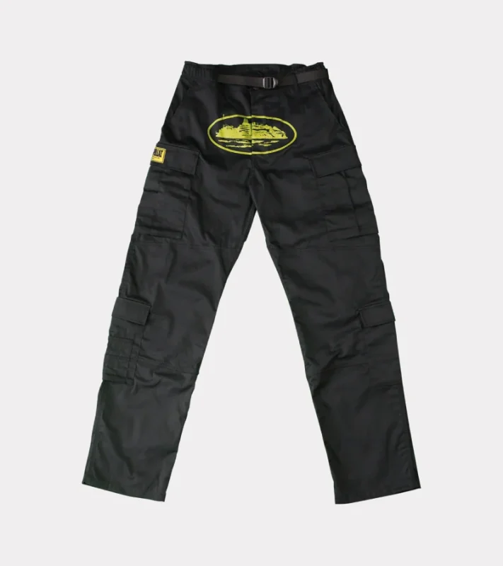 Corteiz Yella Guerillaz Black/Yellow Cargos
